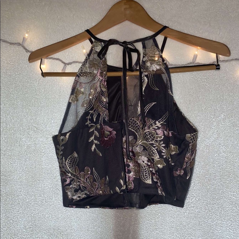 2 piece prom dress size 1/2